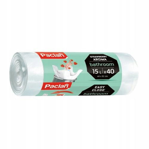  BATHROOM GARBAGE BAGS 15L - 40PCS PACLAN