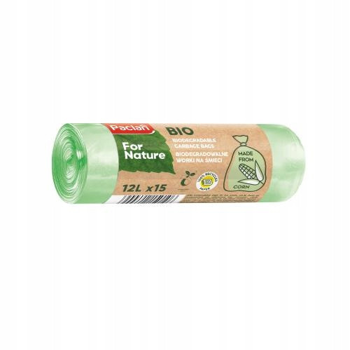 Garbage bags for bio-waste Paclan Garbage bags 12l 15 pcs.