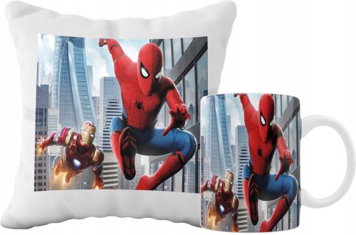  MUG AND PILLOW SET SPIDER MAN MOVIE GIFT IDEA FOR A GRAPHICS FAN