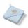  Babyono hooded blanket 100 x 100 cm blue