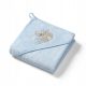  Babyono hooded blanket 100 x 100 cm blue
