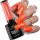  CLARESA FUNKY DISCO 2 ORANGE POP HYBRID NAIL POLISH NEON ORANGE