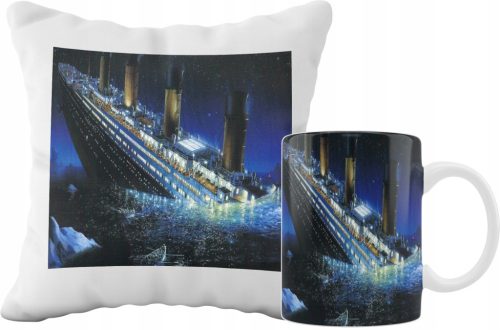  TITANIC MOVIE MUG AND PILLOW SET - A GIFT IDEA FOR A GRAPHICS FAN