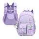 Stylish Black School Backpack with Multi-Compartments and Reflective Safety Features