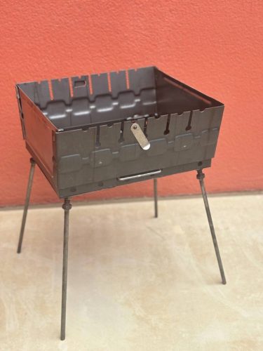  Mangal Grill Case for 6 Shampoo. Foldable charcoal