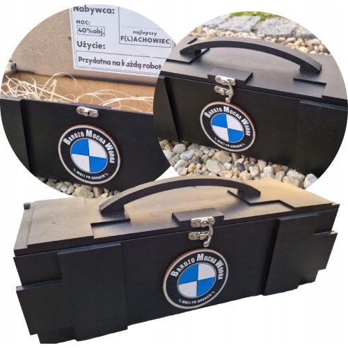  BMW ALCOHOL BOX MEN'S GIFT VERY STRONG VODKA GUY'S BIRTHDAY