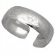  Rigid silver bracelet flowers silver 925