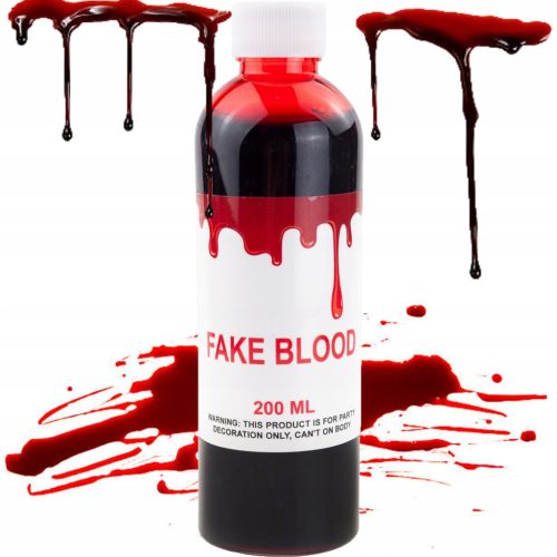  ARTIFICIAL BLOOD 200ML LIQUID HALLOWEEN DECORATION