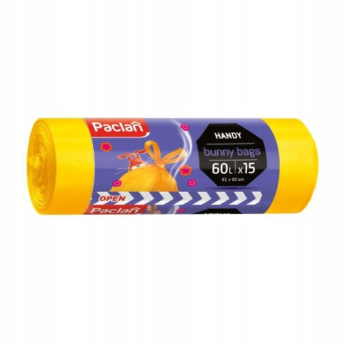  Paclan Bunny Bags universal garbage bags 60l 15 pcs.