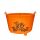  Fiestas Guirca Happy Halloween candy bucket 30 cm orange