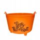  Fiestas Guirca Happy Halloween candy bucket 30 cm orange