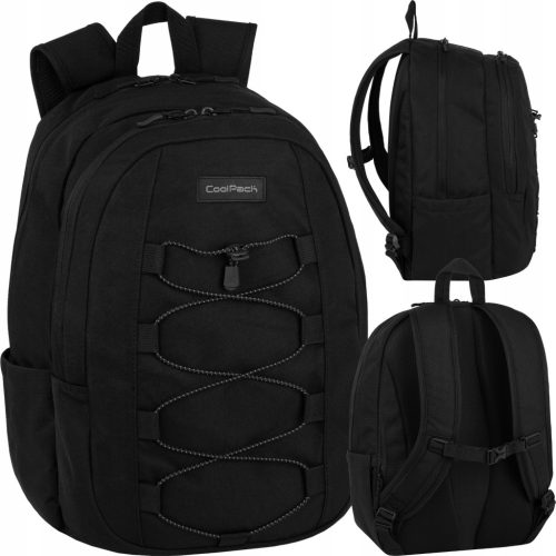 Coolpack Trooper Black Collection 2-Compartment School Backpack
