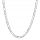  Elegant Silver Men's Chain 925 Figaro 50 cm Shiny Gift Freebies