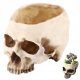  SKULL HEAD ORNAMENT FLOWER POT CONTAINER FOR HALLOWEEN