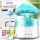  Ultrasonic humidifier totalstore AIR HUMIDIFIER MUSHROOM LAMP DIFFUSER GIFT 0.45 l white