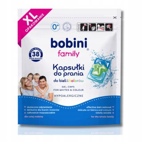  Bobini Family Children's Washing Capsules Family Hypoallergenic 38pcs