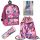 Kids' Holographic 4-in-1 Backpack Set: Backpack, Notebook, Pouch & Shoe Bag