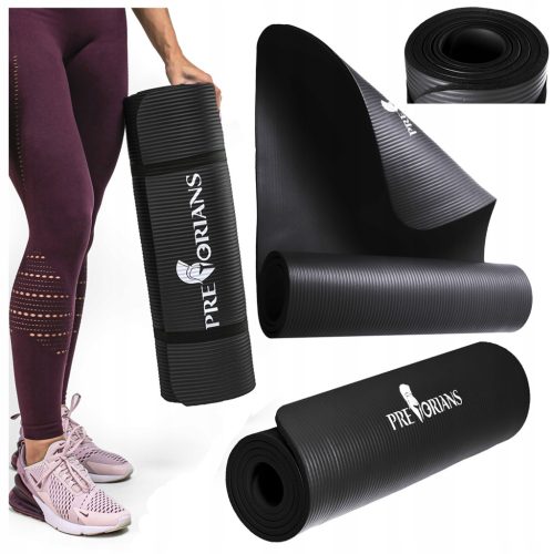  Pretorians Exercise Mat 183cm x 61cm Black