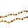  Amber necklace, amber beads, cognac necklace, milky beads