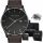  Paul Lorens LONGIO brown leather men's watch - with date + ENGRAVING