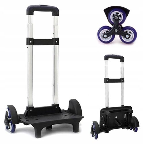 Lightweight Aluminum Multi-Terrain Backpack Trolley with Tri-Wheel System