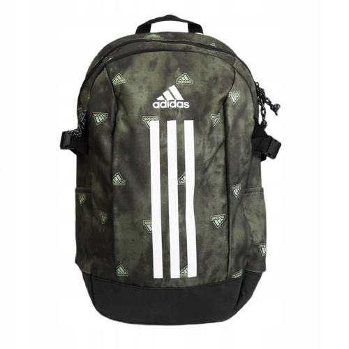Adidas Power Graphic 26L Green Dual Compartment Sports Backpack