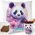  SET PILLOW MUG SWEET PANDA BEAR COLORFUL FEATHERS FLOWERS GIFT NAME