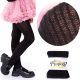  fenome Children's girls' COTTON tights STRIPES color BLACK 116-122