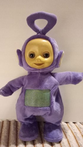  Interactive mascot Teletubbies Tinky Winky large 39 cm dances sings