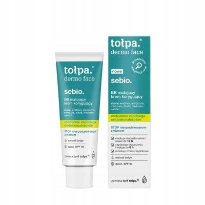  Tołpa BB cream DERMO FACE SEBIO natural beige SPF 21-30 40 ml