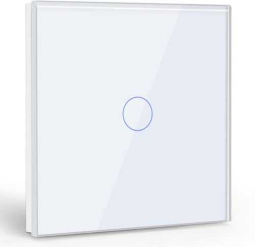  Touch light switch, 1-way, wall switch, flush-mounted, on