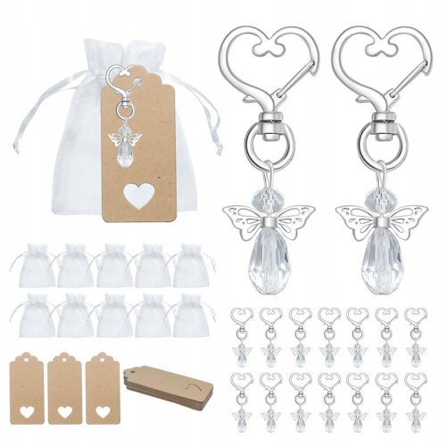  30 sets of GIFTS FOR GUESTS FOR BAPTISM GUARDIAN ANGEL + BAG AND PENDANT