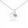  SILVER PENDANT WITH PERIDOT - WONDERFUL AS A GIFT