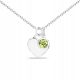  SILVER PENDANT WITH PERIDOT - WONDERFUL AS A GIFT