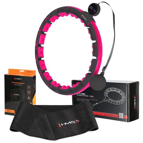  Hula hoop with studs HMS 45 cm black