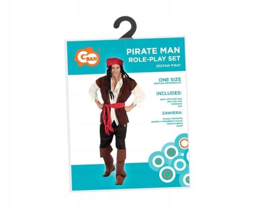  Outfit Pirate Costume for Adults Pirate Pirate Party Halloween Carnival