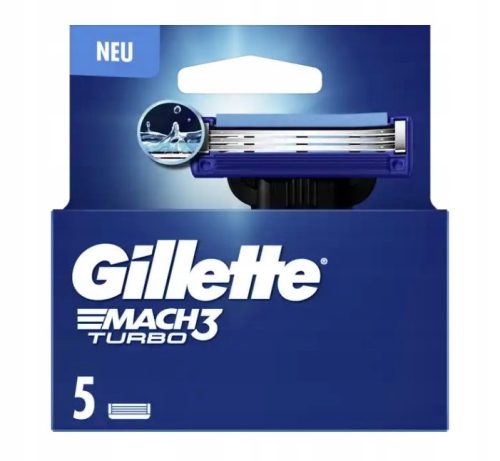  BLADES FOR GILLETTE MACH3 TURBO MACHINE 5 PCS.