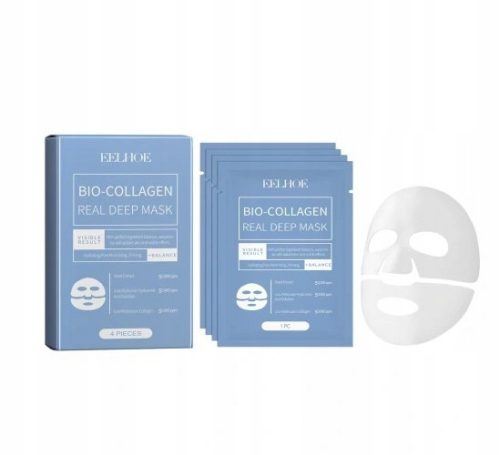  4 pcs. Biodance Bio-Collagen Real Deep Mask, Moisturizing Mask No.