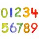  EDUCATIONAL GEL SENSORY NUMBERS SET OF SOFT NUMBERS 0-9 COLORFUL