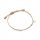  Bracelet color beige pink opal 2mm