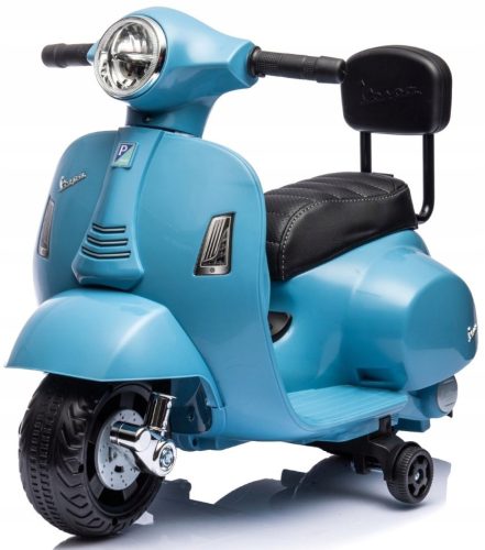  Ride-on for kids Vespa scooter battery with backrest blue