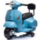  Ride-on for kids Vespa scooter battery with backrest blue