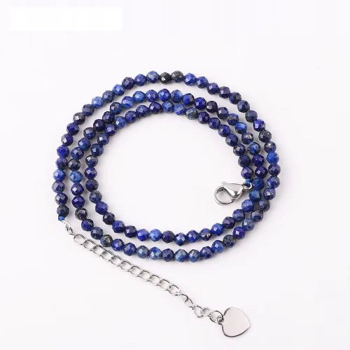  Choker Necklace Natural Stone Lapis Lazuli