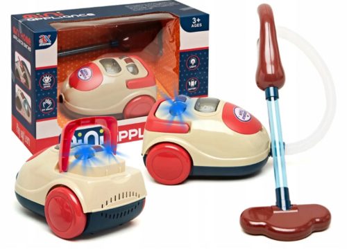  Vacuum Cleaner for Children Suction Function Sucking with Sound Beige 3 years +