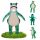  INFLATABLE FROG COSTUME, FROG DRESS, LARGE, 155-190 cm