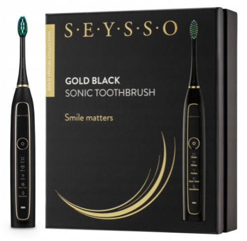  Seysso Gold Black Special Collection Schallzahnbürste