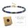  Women's bracelet with LAPIS LAZULI fastening - MALACHITE - NATURAL STONES