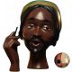  Headgear - Incense on the head of a black woman, k