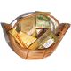  Coffee gift basket, LINDT sweets packed in a wicker basket
