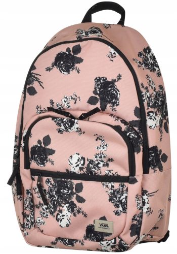 Vans Motivee Backpack VN0A4B8B1O71 - Trendy Light Pink with Floral Pattern